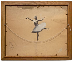 a-l-ancien-regime:  Banksy  tromp l’oeil ballerina (via Banksy - Inside) 