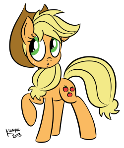 A quick Aj doodle, with a teaser of a new pic I finally had an idea for: Wheatgrass from the Rarity issue from the comic micro-series. And I need to make a new icon but I can&rsquo;t think of anything!