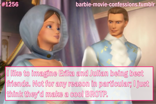 barbie-movie-confessions: #1256: “I like to imagine Erika and Julian being best friends. Not for any