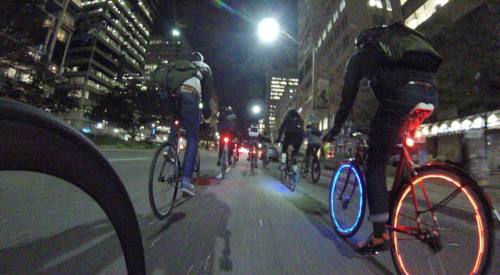 allfixedgear:  City Night Shift - #Toronto chapter last night. Riders from @velo_ibike #montreal, ri