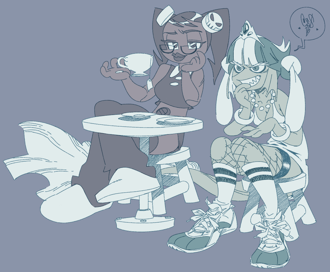 pennicandies:  Black Goth Robot Girls and Jew Demonfish Princesses are amused by