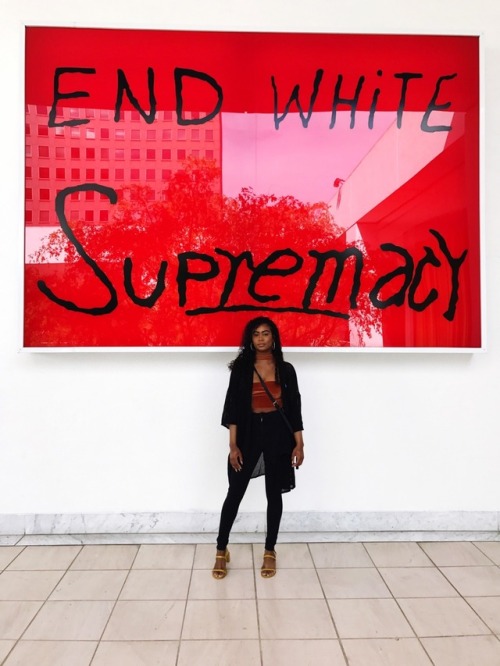 iamp0pe: End White Supremacy. Ig: danyelbeck