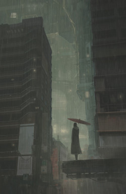 cinemagorgeous:  Rainy Day by artist Daniel