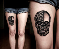 thievinggenius:  Tattoo done by Kamil Czapiga.