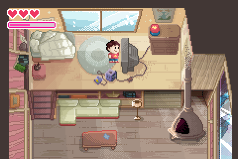 ninjacrow:  Steven Universe as if it was a GBA game!Now I made Steven’s room as