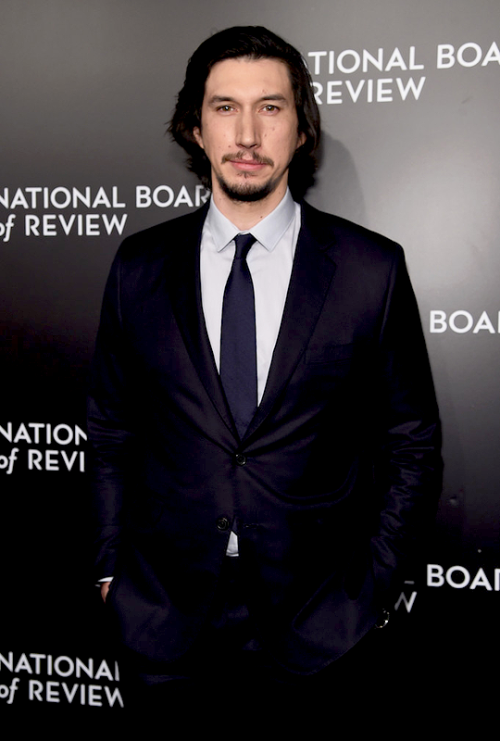 Adam Driver attends the 2016 National Board of Review Gala at Cipriani 42nd Street on January 4, 201