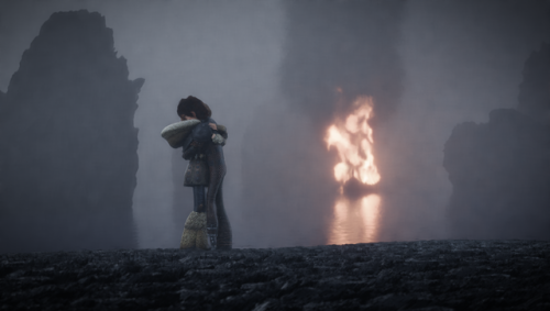 justatranquilcloud:tarched:Burning ships.It took me a while to get this but it’s beautiful and THE L