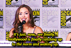 Lindsey talking about playing a strong female character 