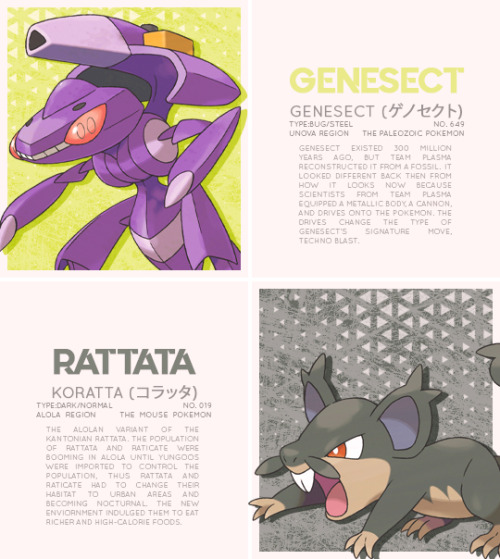 newbark-town: artificial pokemon/pokemon influenced by humans pt. ii