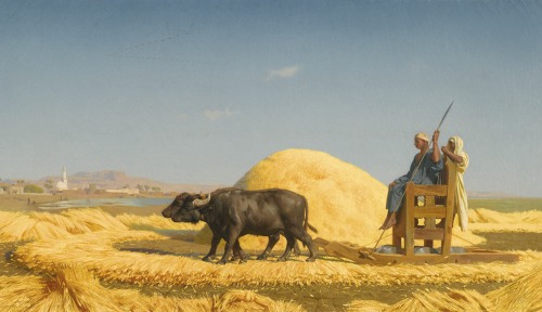 Jean-Léon Gérôme - The Grain Threshers, Egypt - 1859