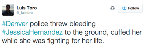 revolutionarykoolaid:Save Our Kids (3/14/15): UPDATE on the Jesse Hernandez’s tragic story. The autopsy report shows that the police were lying through their teeth about the circumstances surrounding why they killed Jesse. Her death has been ruled
