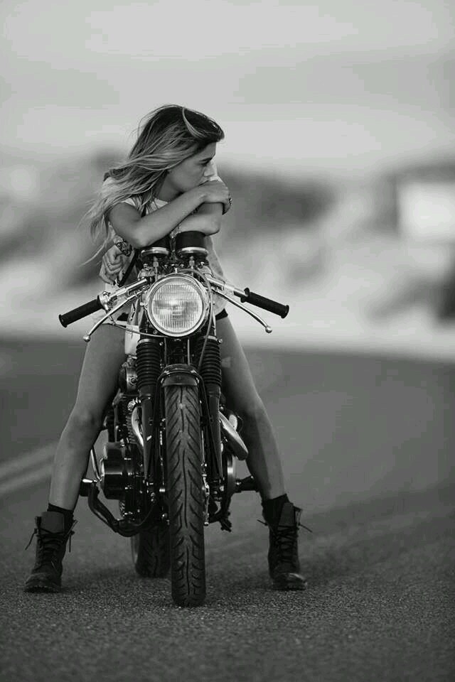 CHICKS • ON • MOTORCYCLES