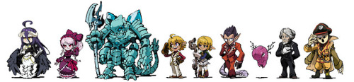 Its interesting how the guild members have largely monstrous designs while most of their notable NPC