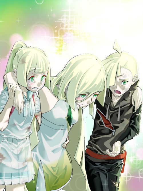lightbriel:    ルザミーネ一家（アニポケ版） by 白天馬ﾌﾞｯｸｽ!!※Permission to upload was given by the artist※Please, support the artist by rating / bookmarking / retweeting  the original artwork※Please, do not repost,