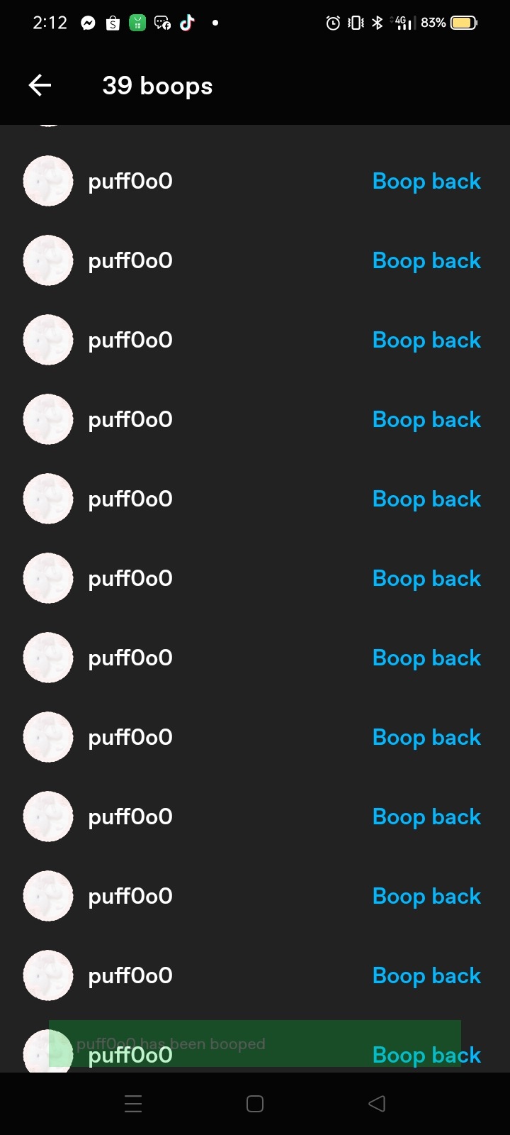 Someone... A Very Cute Someone.. Has Maxed Out My Boop-a-meter And I'm Not Very Happy.. AHEM @puff0o0