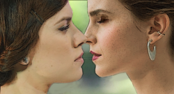 reybelle:        Emma Watson and Daisy Ridley in remake of Cruel Intentions kiss (1999)