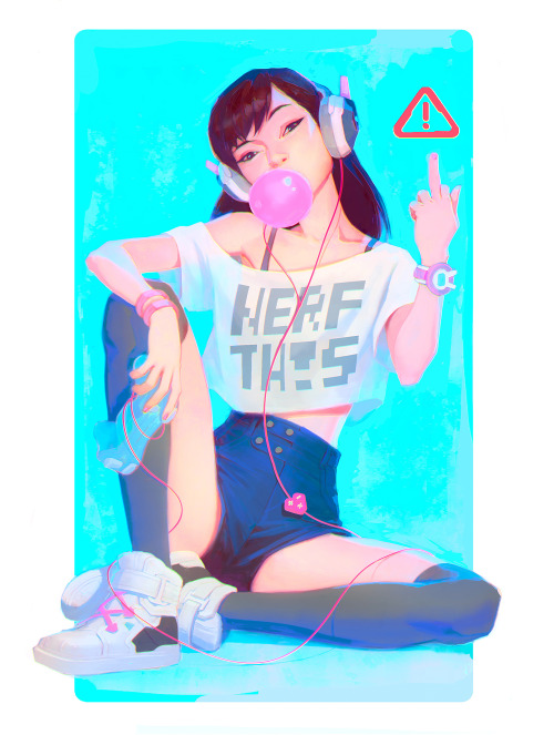 jasonchan-art:  Day off casual D.Va  adult photos