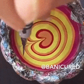 nailpornography:  Water Marble Turkey 
