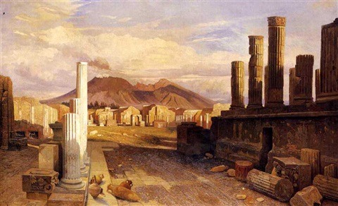 Alessandro Castelli (1809–1902)Veduta di Pompei