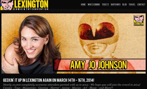 morphinlegacy:  A message to the attendees of the Lexington Comic and Toy Convention that plan to meet Amy Jo Johnson