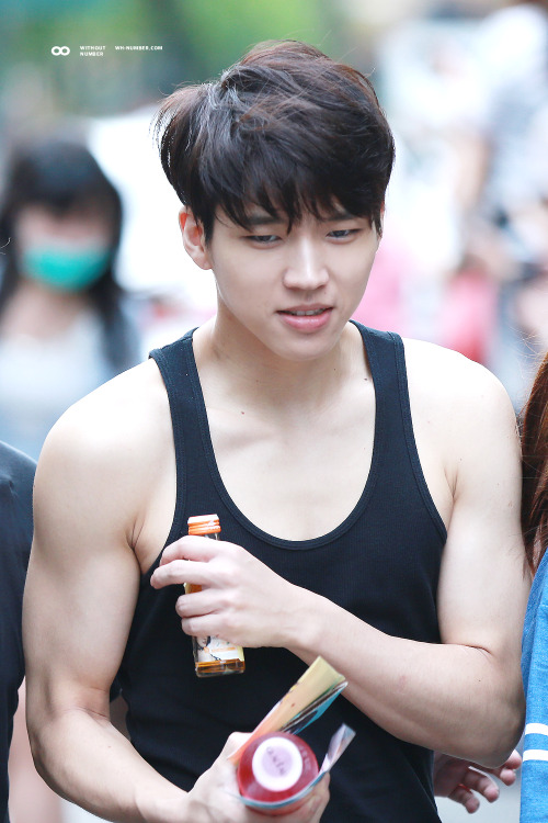 woohyunbiased: 150717 KBS Music Bank © Without Number Do not edit, crop, or remove the watermar