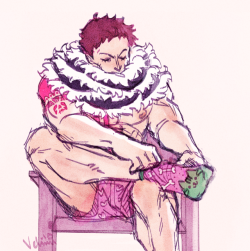 Katakuri wears cute underwear beneath all that black leather. you can’t change my mind