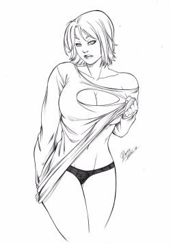 mechakongfrommars:  Power Girl by Daniele Torres 