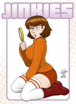 callmepo:  Velma trading card by CallMePo  Sometimes when you start drawing a character you like, you don’t know when to stop. ^_^  Great chance to practice coloring too.