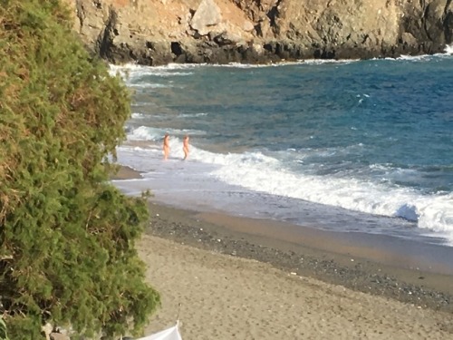 May 2018 - morning dips at Lentas/Dytiko beach