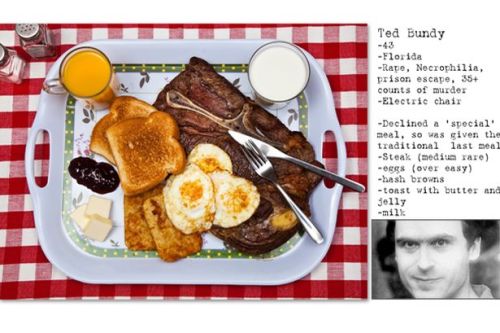 congenitaldisease - The last meal of an inmate facing execution...