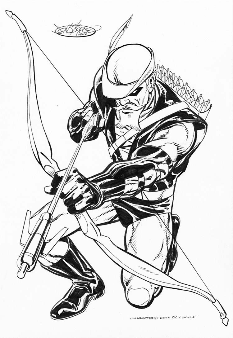 Green Arrow - A series of commissions by John Byrne. 2006-2007.To view the previous