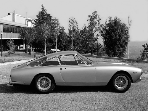 Promotional photos for the 1963 Ferrari 250 GT Lusso Berlinetta by Pininfarina.