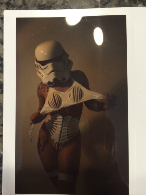 Porn photo annaleebelle:  Stormtrooper Polaroids for
