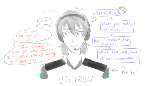 Voltron LoLesports AU doodle dump from twitter, now with colored jerseysPlease read the captions, th