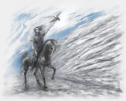 Wind in the mountains of GondolinВетер в горах ГондолинаМрамор медленный ветероблако камняглазами эл