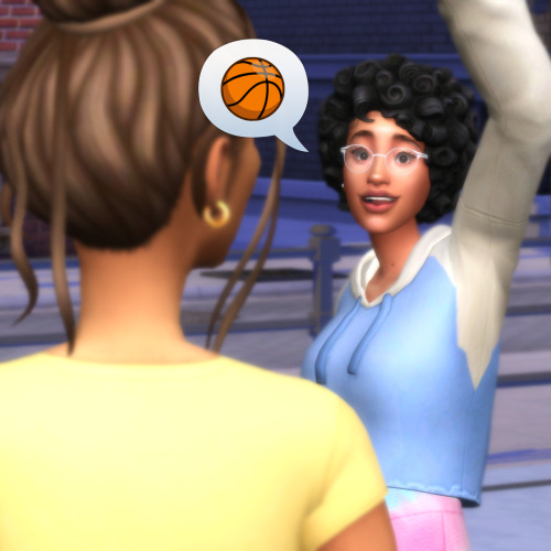 getting to know naninani didn’t wait long after the fair to invite bonnie out to play some basketbal