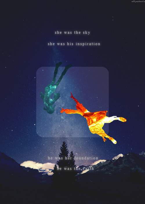 When they were together, their love was evident.Without the other, they were only half a person.They
