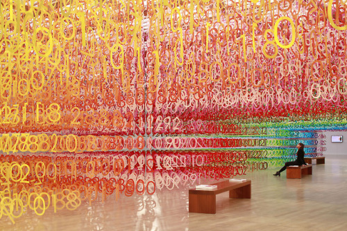 numb3rth30ry:“Forest of Numbers” by Emmanuelle Moureaux.Mathematics is beautiful. <3 Lovely work!
