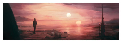 kogaionon:Visions of a Past, Present, and Future - 12 Print Sci-fi Landscape Set by Jordan Buckner /