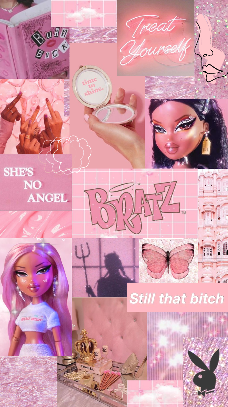 Bratz Louis Vuitton  Aesthetic iphone wallpaper, Picture collage wall,  Aesthetic wallpapers