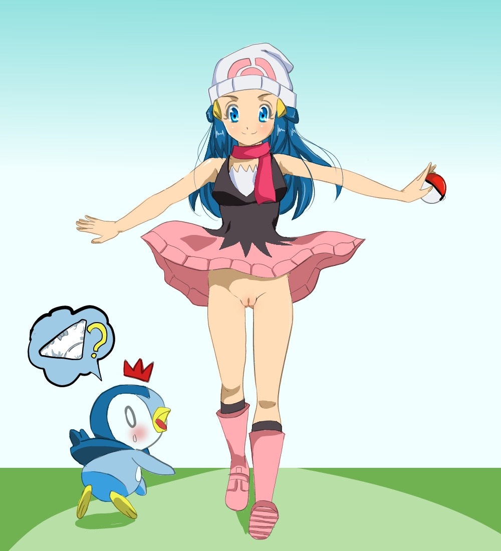 Pokemon Piplup Porn - Dawn from Diamond and Pearl along with her Piplup... - Tumbex