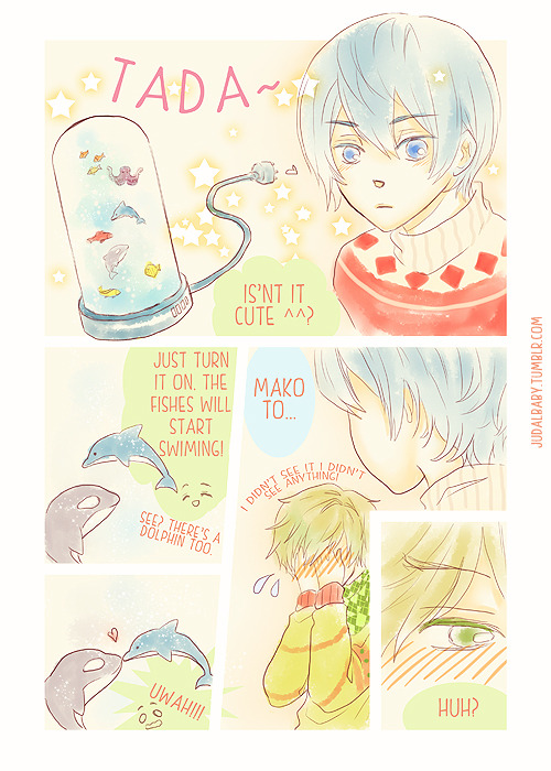 judalbaby:  This is from a prompt Vicki wrote… maybe 2 or 3 months ago and well I guess Christmas is a good chance to stop being lazy and draw it (*´▽｀*). Merry Christmas everyone (*´▽｀*)!!! /being late for everything again (*´▽｀*)/