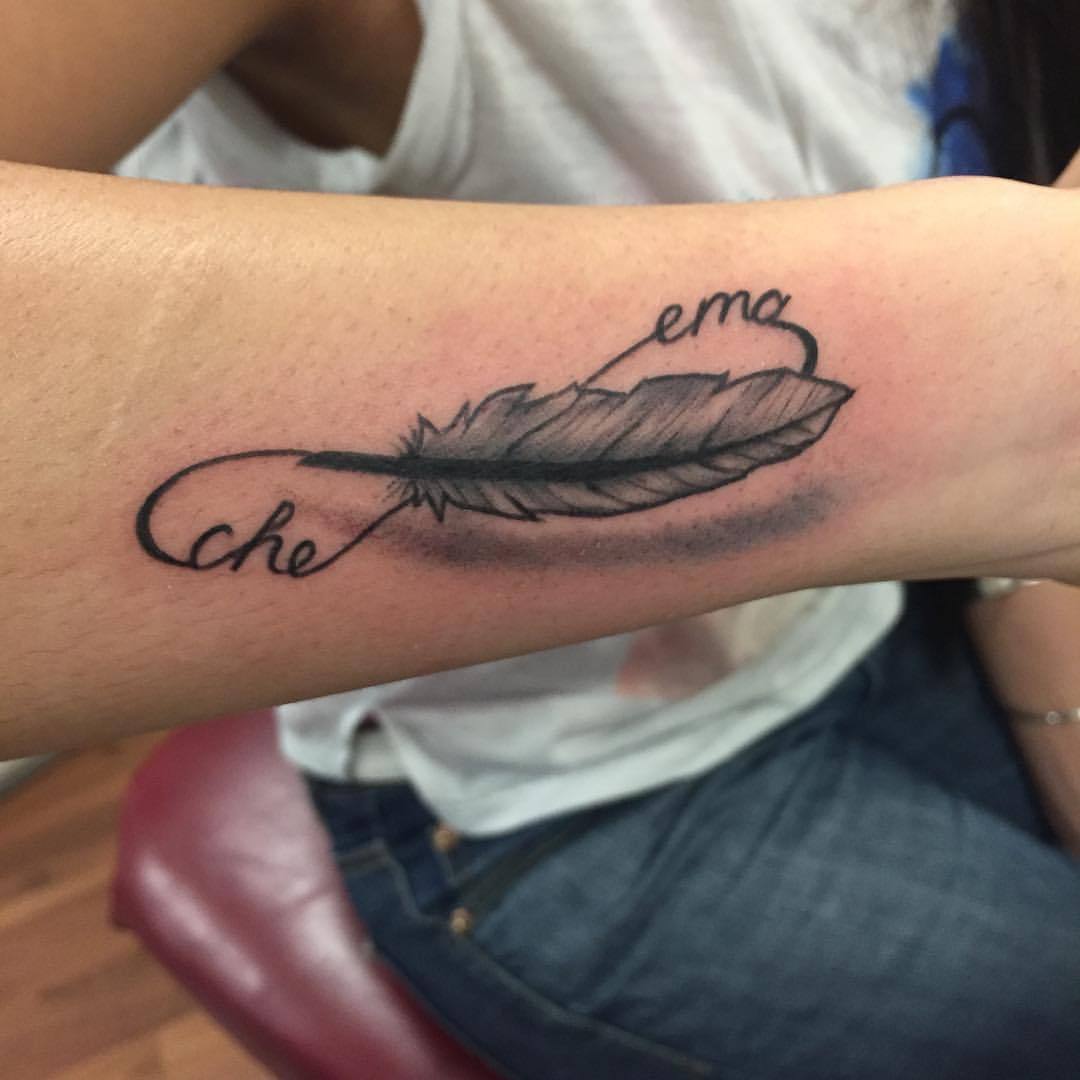 Update more than 142 infinity feather tattoo best
