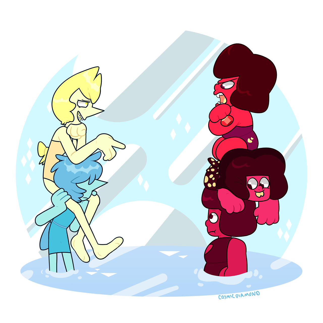diadraws: everyone settled on a truce for the day to have a good time at the beach