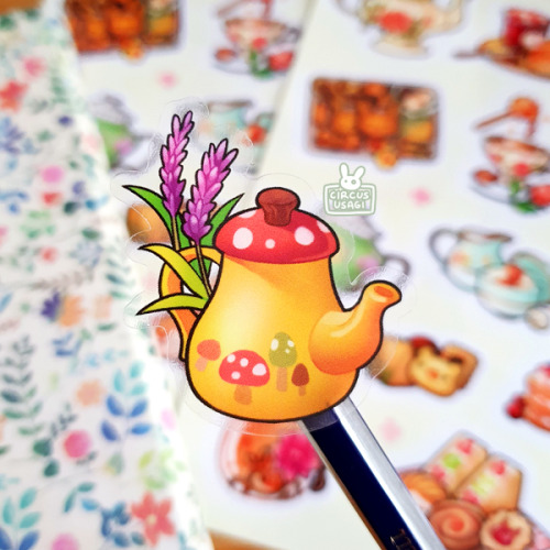 tea time sticker sheets will be up next store update!☕️