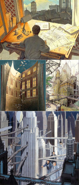 From Cities of the Fantastic by Benoît Peeters and François Schuiten