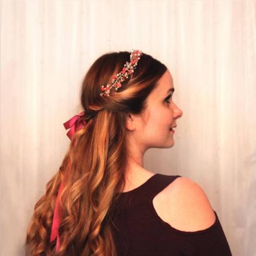 Pictures from my recent DIY video - hair accessories for Christmas!DIY Wedding Inspired Accessories: