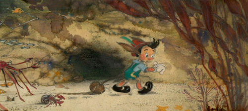 Concept art from Pinocchio.