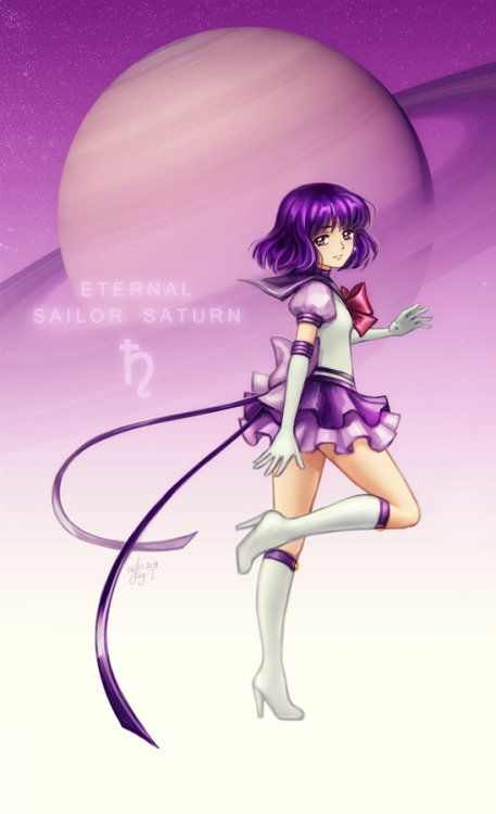 Kay I Art Art C Me Eternal Sailor Saturn C Naoko Takeuchi