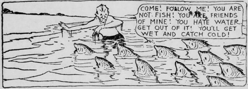 yesterdaysprint: Dream of the Rarebit Fiend by Silas, El Paso Herald, Texas, June 25, 1909